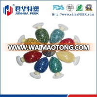 100% virgin material  full color PEEK granules